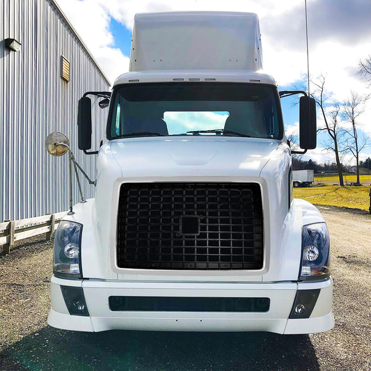 VOLVO, 2004-2017, VNL, Grille, US Version, Chrome Black, With Insect-proof Net