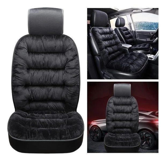 Stylish Velvet Car Seat Cushion - 1 Pc, Easy Installation and Durable Comfort