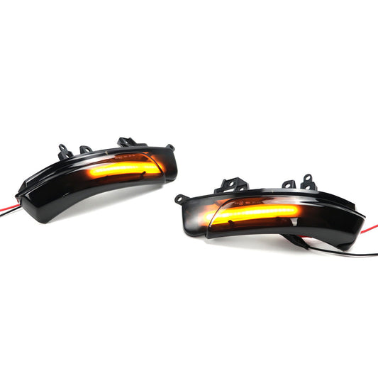 Toyota Prius, Reiz, Wish, Crown, Avalon, Mark-X, Camry (ASIA) Dragon Black Flowing Water Side Mirror Turn Signal Light