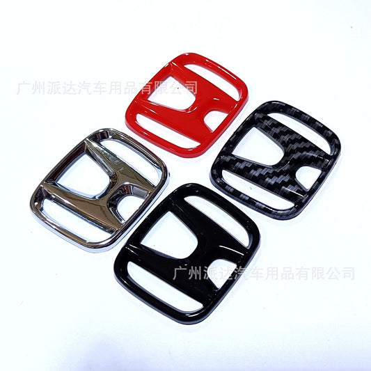 Modified Civic Fit UCXRV Haoying Accord Horn Cover Mark Suitable For New And Old Honda Steering Wheel Car Mark H-Logo