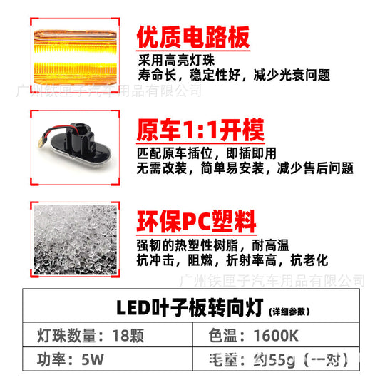 Mercedes-Benz LED Fender Light BenzSmartFORTWOCoupe(453)Cabriolet Side Light