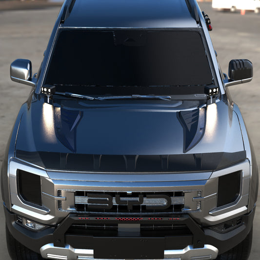 Byd Shark 6 Hood Trim Modification Exterior Decoration Accessories Hood Trim Panel Black Warrior