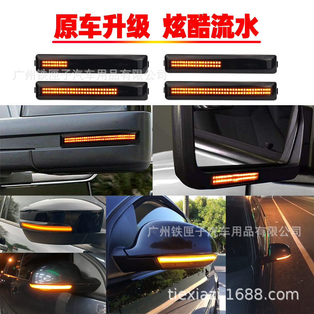 Ford Pickup Mirror Dynamic Turn Signal LED Light F150 Raptor Smoke