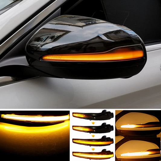 Mercedes-Benz W205 W213 W222 X253 LED Dynamic Turn Signal Rearview Mirror Running Light