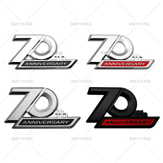 Suitable For Toyota Land Cruiser Lc200 Rear Side Emblem, New Land Cruiser Modified 70Th Anniversary Edition Sticker