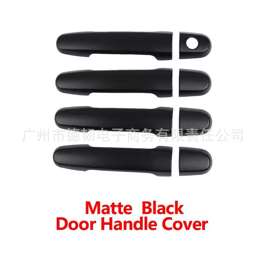 Toyota Hilux Vigo 05-14 Door Handle Cover Chrome, Carbon Patren and Glossy Black