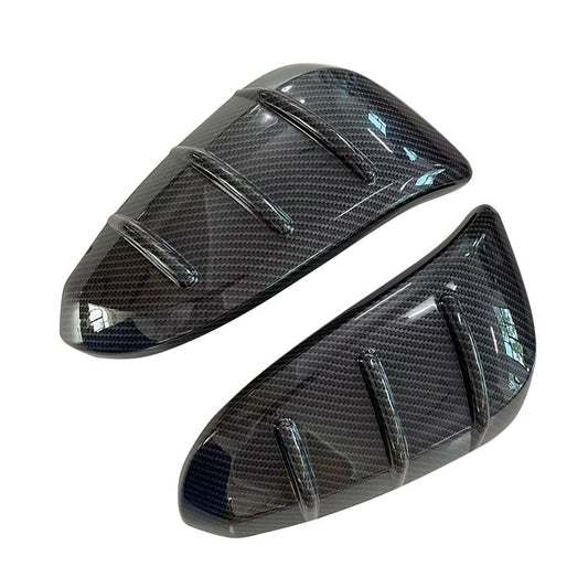 HILUX REVO FORTUNER 2015-2023 Carbon Fiber Water Transfer Rearview Mirrors Cover Carbon Fiber
