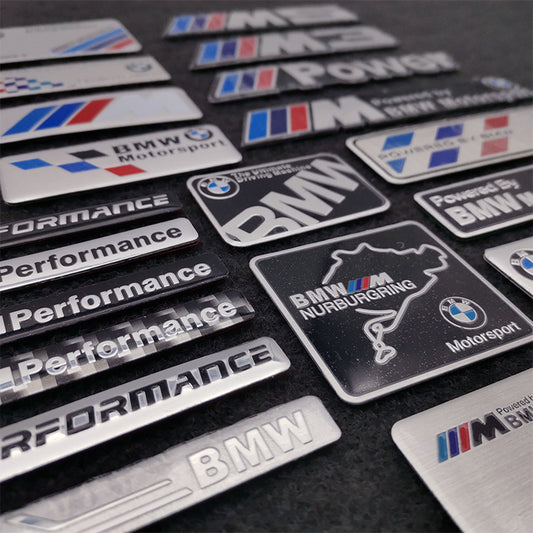 Performance Modified Car Logo Three-dimensional Metal Thin Decorative Car Sticker