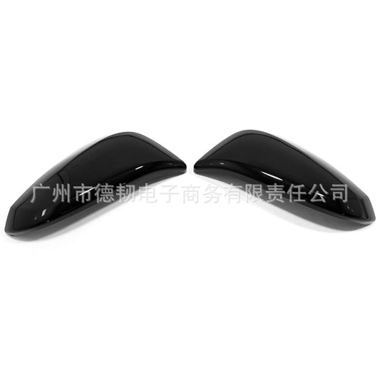 Suitable For 15 Models Of Hilux Piano Black Rearview Mirror Cover Sequins Revo Glossy Black Rearview Mirror Cover Decoration