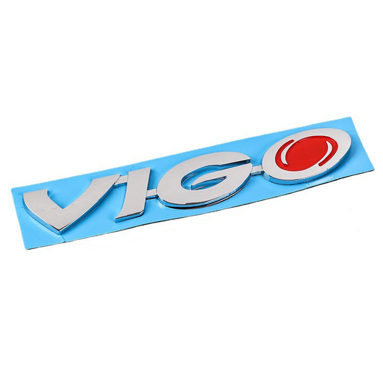 Vigo Car Logo Chrome-Plated Spray Paint Spot Paint Steering Wheel Body Sticker Model Sign Injection Molded Car Logo Sign