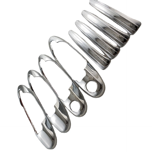 Land Cruiser Fj100 1998-2007 Side Mirror Cover With Light, Handle Covers Chrome