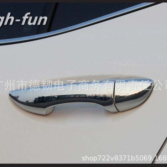 Toyota Corolla 2014-26 Carbon Fiber Handle Covers Altis Door Handle Decoration Cover Chrome, Carbon Patren and Glossy Black