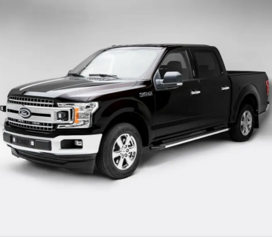 Enhance Your F-150's Style: 2018-2020 Ford F-150 Chrome & Black Front Upper Grille (Direct Fit)