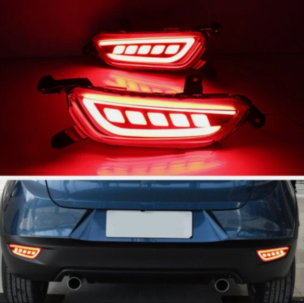 For 2016-2020 Mazda CX-3 CX3 LED Rear Fog Light Tail Bumper Light Sets