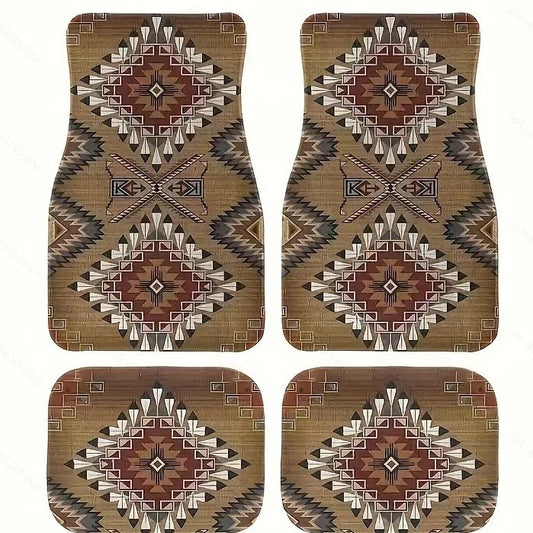 Vintage Bohemian Style Car Floor Mat A+ Carpet