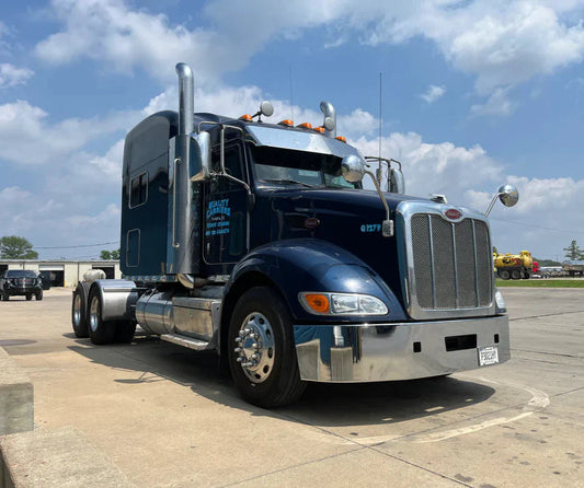 2005-2016 Peterbilt 386 American Version Headlights, Halogen Assembly, Black Version