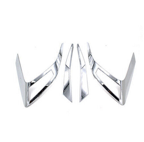 10th Gen Honda Civic (Civic X) Chrome Tail Light Covers – Rear Lamp Decorative Frame & Exterior Modification Trim