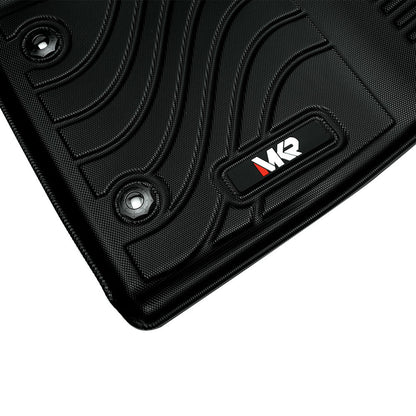 All-Weather TPE Front And Rear Row Floor Liners Floor Mats Fit For Toyota Tundra CrewMax Cab 2022-2025, Custom Fit Tundra Car Mats 20484