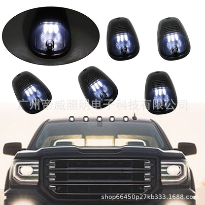 Pickup Truck Top Mouse Light Cab Marker Roof 9LED Light F150 RAM Car Light Yellow White