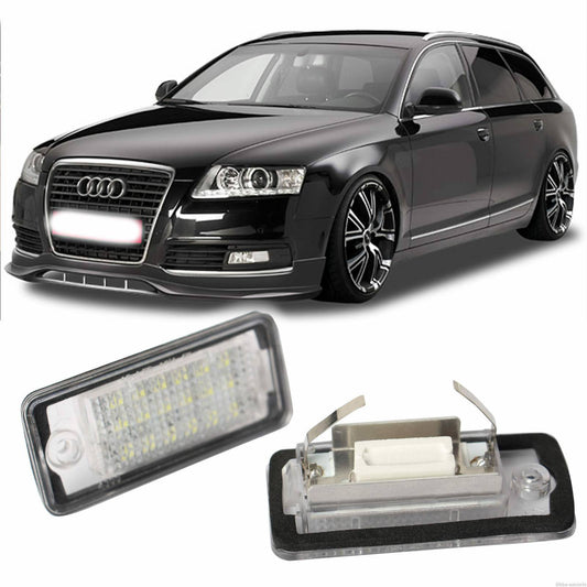 Original A4 8E B6 B7 A6 4F LED Kennzeichenbeleuchtung Kennzeichenleuchten