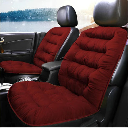 Stylish Velvet Car Seat Cushion - 1 Pc, Easy Installation and Durable Comfort