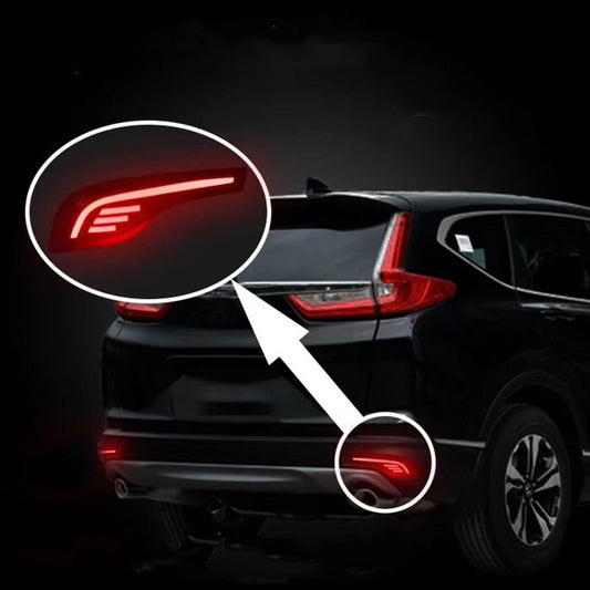 HONDA CRV modified decorative accessories full neon rear bumper fog lights