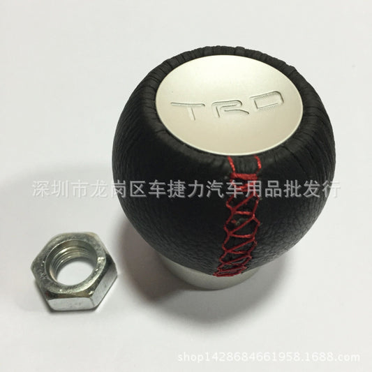 Toyota Gear Head Corolla Vios Special Leather Metal Gear Handle Manual Gear Head