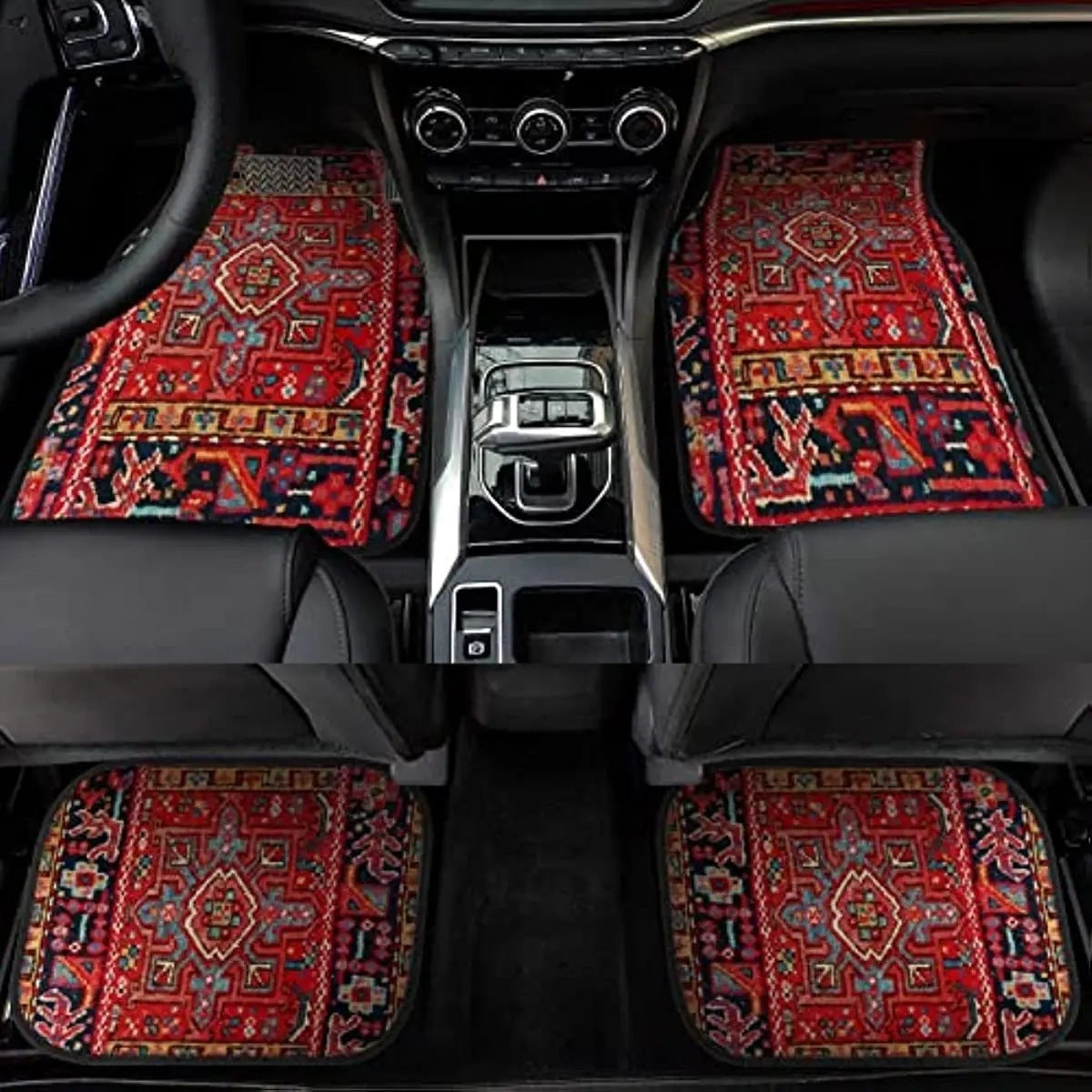 Vintage Bohemian Style Car Floor Mat A+ Carpet
