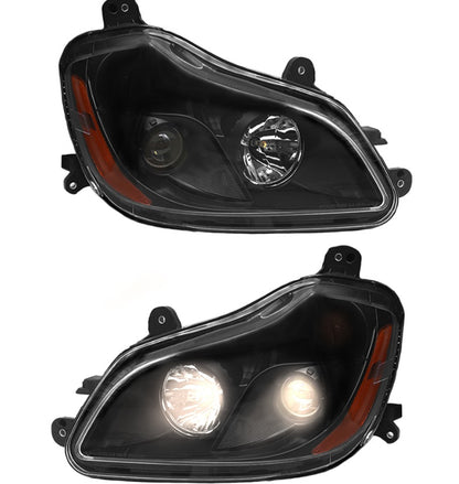 Restore Clarity: 2013-2021 Kenworth T680 Truck American Version Halogen Headlight Assembly with Bulb