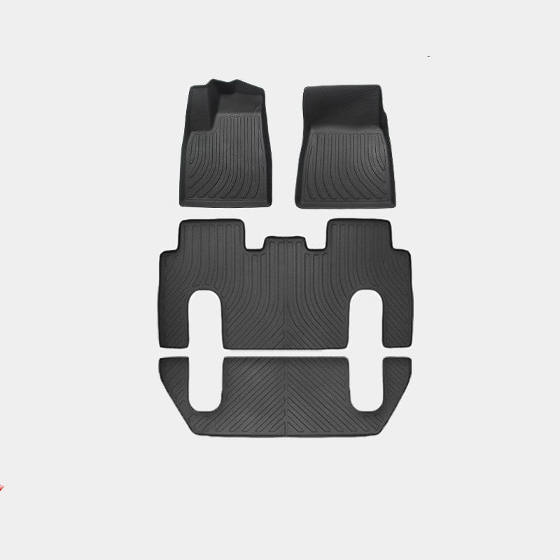 TESLA Left And Right Rudder Waterproof TPE Special Car Trunk Pad