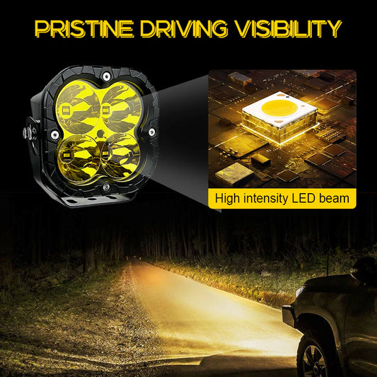 4X4 Front Bumper Spotlight Super Bright Off-road Vehicle LED Light