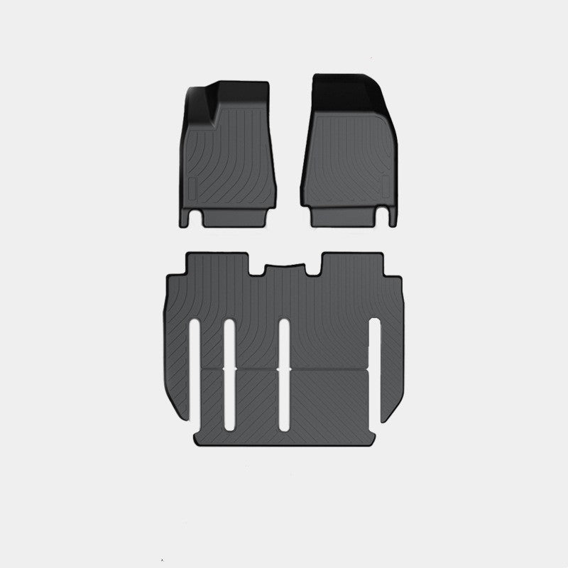 TESLA Left And Right Rudder Waterproof TPE Special Car Trunk Pad