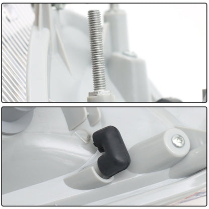 2005-2016 Peterbilt 386 American Version Headlights, Halogen Assembly, Black Version