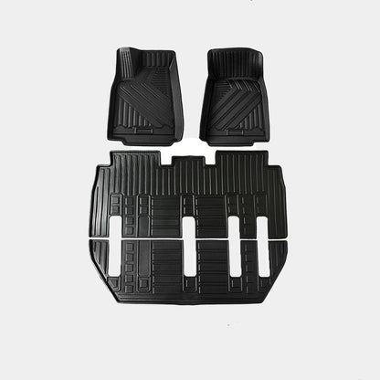 TESLA Left And Right Rudder Waterproof TPE Special Car Trunk Pad