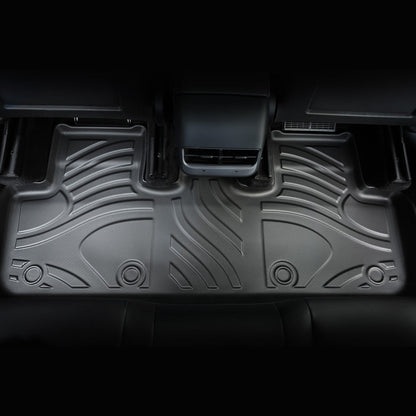 High Quality TPE Floor Mats For Tesla Model Y 2021-2022 Model 3 2023-2025 - Waterproof, Anti-Slip, 6 PCS Set