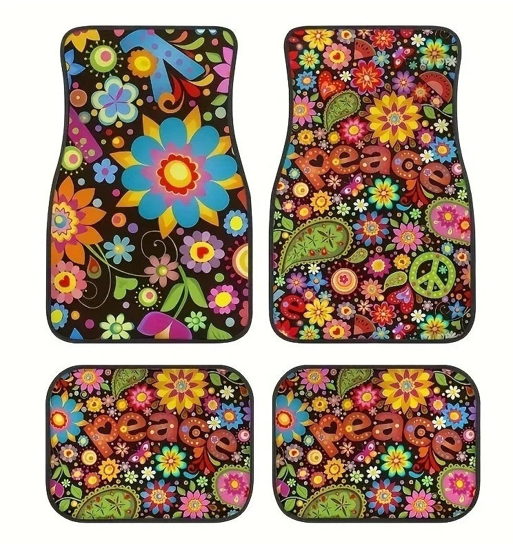 Vintage Bohemian Style Car Floor Mat A+ Carpet