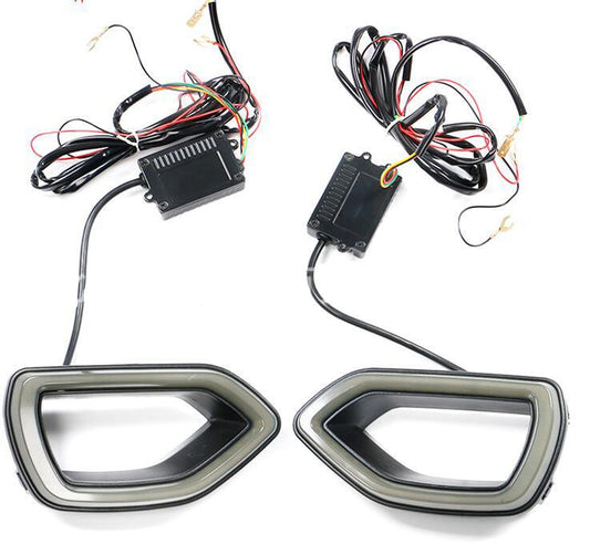 Dodge Charger 2015-23 Horse Grill Lamp Pig Nose Lamp NEON LED