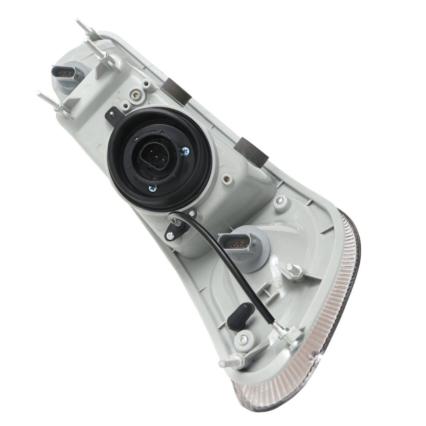 2005-2016 Peterbilt 386 American Version Headlights, Halogen Assembly, Black Version