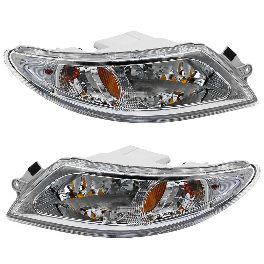 International 4300 Headlight Assembly Pair - Upgrade with 9007 Blaze LED Bulbs (Left & Right)