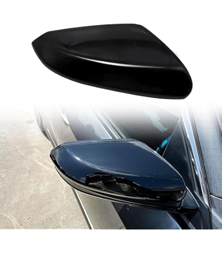 Honda Civic 2016-21 Side Mirrors Cover Carbon Fiber Style, Glossy and Chrome