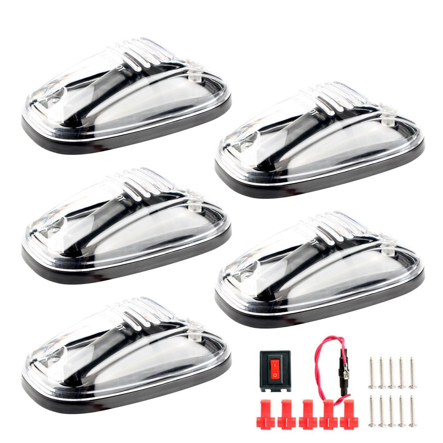 Pickup Truck Top Mouse Light Cab Marker Roof 9LED Light F150 RAM Car Light Yellow White