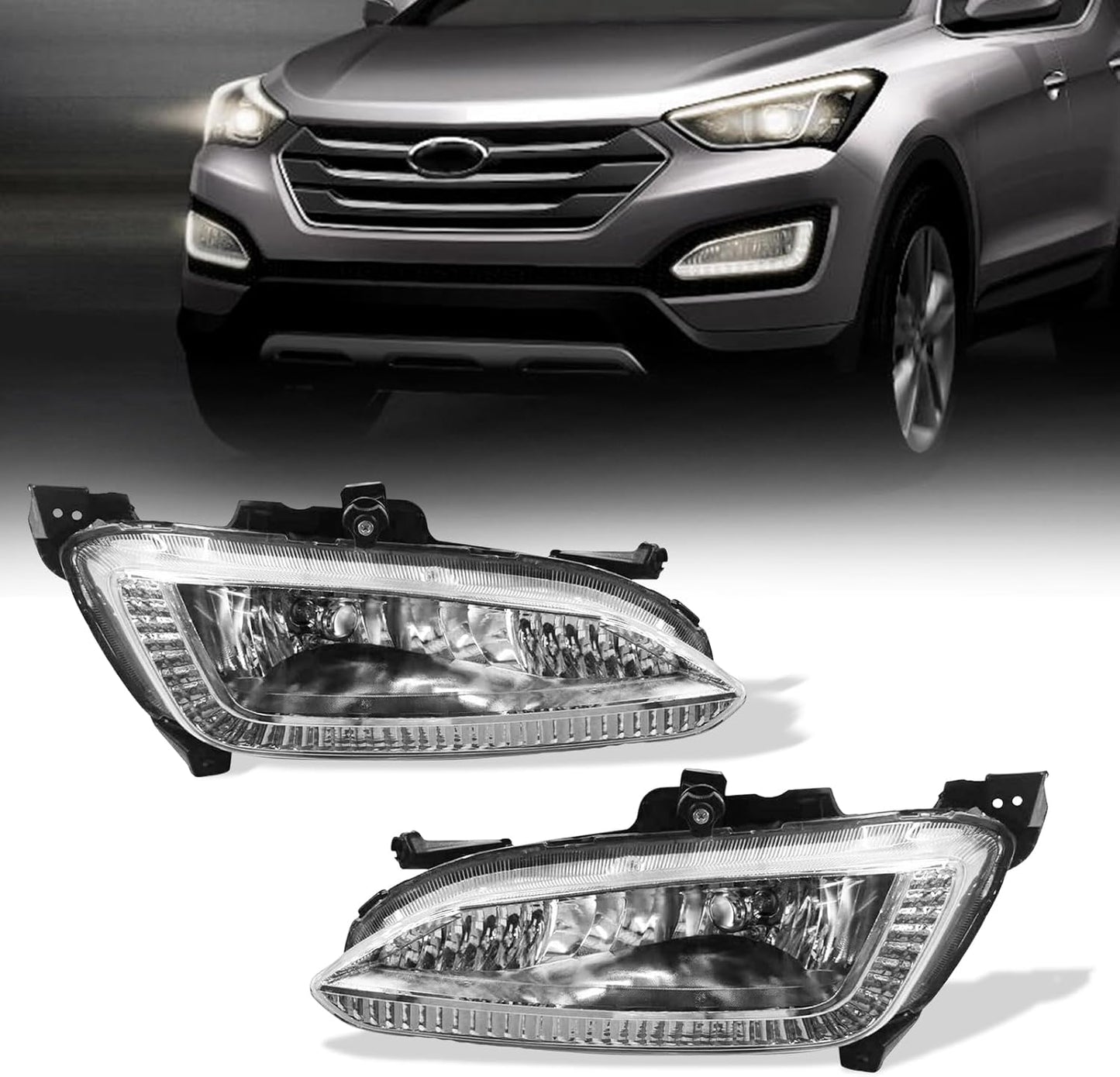 Daytime running lights for hyundai santa fe