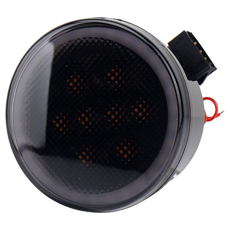 JEEP Wrangler Modified LED Car Center Grid Lights Turn Signal Warning Wide Signal Lights