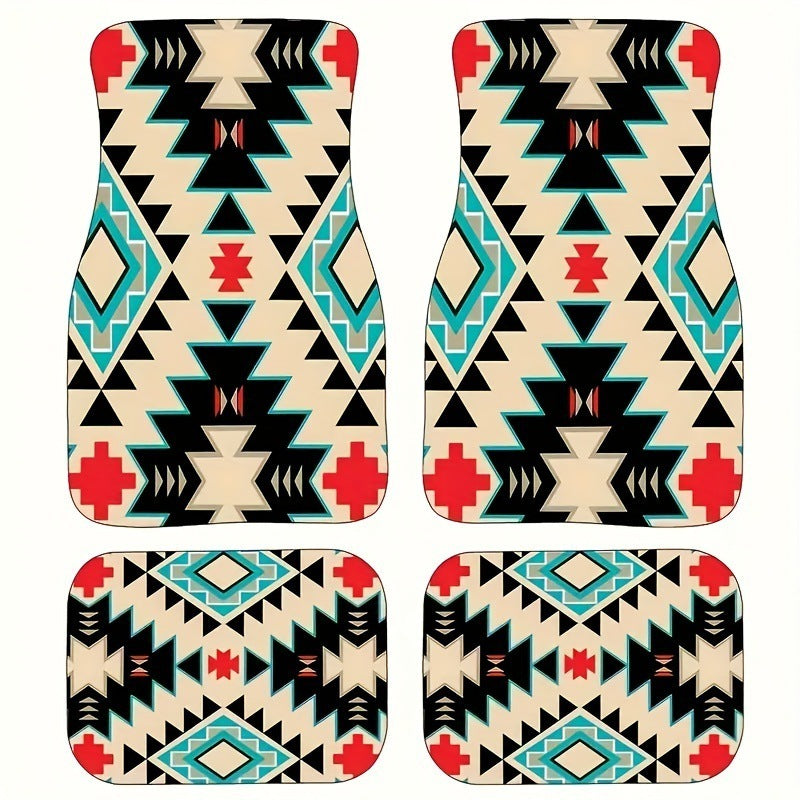 Vintage Bohemian Style Car Floor Mat A+ Carpet
