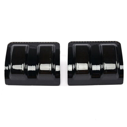 Car Front Mirror Lights 3 Grids Are Always On And Running Water  [ F250 F350 F450 F550 ]