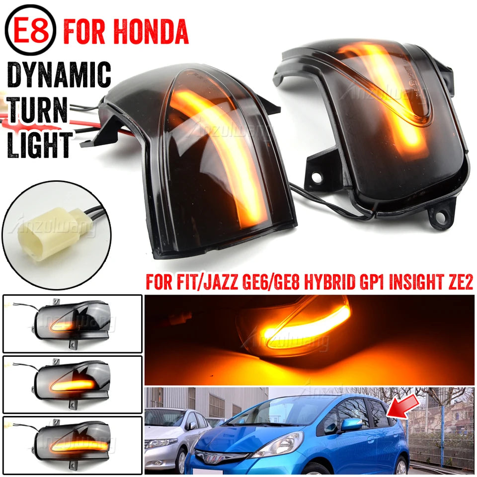 Honda Fit FIT/JAZZ GE6/GE8 09-14 Running Water Lamp Side Mirror NEON Light Turn Signal