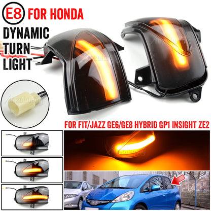 Honda Fit FIT/JAZZ GE6/GE8 09-14 Running Water Lamp Side Mirror NEON Light Turn Signal
