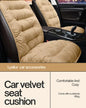 Stylish Velvet Car Seat Cushion - 1 Pc, Easy Installation and Durable Comfort