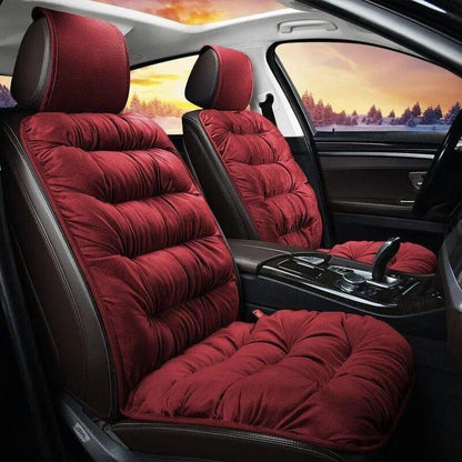 Stylish Velvet Car Seat Cushion - 1 Pc, Easy Installation and Durable Comfort