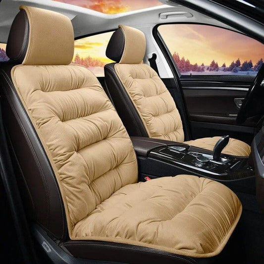 Stylish Velvet Car Seat Cushion - 1 Pc, Easy Installation and Durable Comfort